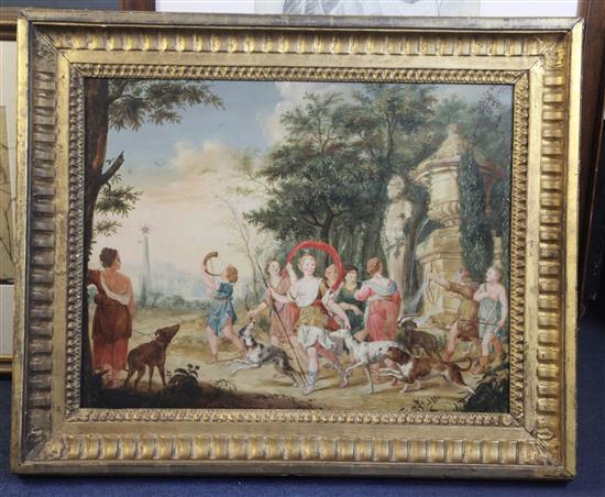 G. Musu... Diana leading a hunting party 17 x 22in.